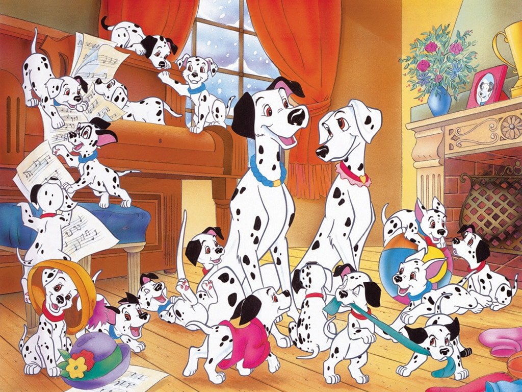 Dalmata: protagonista di cartoni animati di successo